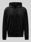 ARMANI EXCHANGE Hoodie mit elastischen Abschlüssen in Black, Größe L