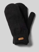 Barts Handschuhe mit Label-Patch Modell 'Witzia' in Black, Größe 1