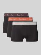 Calvin Klein Underwear Trunks mit Label-Bund im 3er-Pack in Black, Grö...