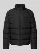 GEOX Steppjacke mit Stehkragen in Black, Größe 48