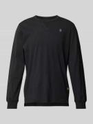 G-Star Raw Longsleeve mit Label-Patch in Black, Größe L