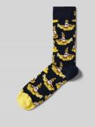 Happy Socks Socken mit Label-Stitching Modell 'Beatles' in Marine, Grö...