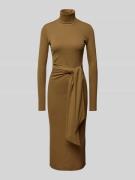 Lauren Ralph Lauren Midikleid mit Rollkragen Modell 'VAUREEN' in Camel...