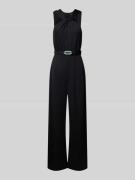 Lauren Ralph Lauren Jumpsuit mit Taillengürtel Modell 'ELSPETH' in Bla...