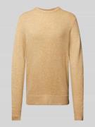 Scotch & Soda Regular Fit Strickpullover mit Rundhalsausschnitt in Cam...