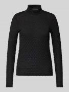 Selected Femme Longsleeve mit Stehkragen Modell 'TIMMI' in Black, Größ...