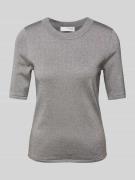 Selected Femme Strickpullover mit 1/2-Ärmel Modell 'LURA' in Silber, G...