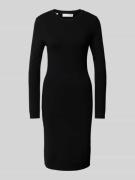 Selected Femme Strickkleid aus Viskose-Mix Modell 'KAMMA' in Black, Gr...