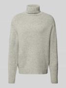 SELECTED HOMME Strickpullover mit Rollkragen Modell 'CODY' in Hellgrau...