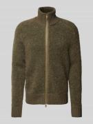 SELECTED HOMME Strickjacke mit Modell 'TED' in Oliv, Größe L