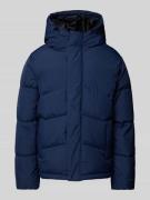 Jack & Jones Steppjacke mit Stehkragen Modell 'WORLD' in Marine, Größe...