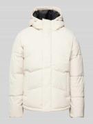 Jack & Jones Steppjacke mit Stehkragen Modell 'WORLD' in Offwhite, Grö...