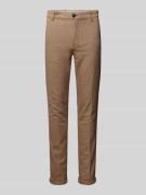 Jack & Jones Slim Fit Chino mit Bügelfalten Modell 'MARCO' in Beige, G...