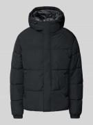 Jack & Jones Steppjacke mit Kapuze Modell 'BRADLEY' in Black, Größe L