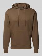 Jack & Jones Hoodie mit Label-Print in Taupe, Größe L