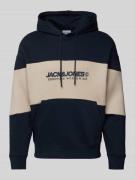 Jack & Jones Hoodie mit Label-Print Modell 'LEGACY' in Dunkelblau, Grö...