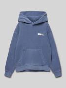 Jack & Jones Hoodie mit Label-Print Modell 'VERMONT' in Rauchblau, Grö...