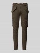 Alpha Industries Tapered Fit Cargohose mit Pattentaschen Modell 'COMBA...