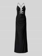 Luxuar Abendkleid mit Schnürung in Black, Größe 32