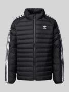 adidas Originals Steppjacke mit Label-Stitching in Black, Größe L