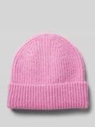 Vero Moda Beanie mit breitem Umschlag Modell 'GILA' in Pink, Größe 1