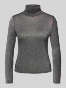 Vero Moda Langarmshirt mit Glitzer-Effekt Modell 'SARAH' in Anthrazit ...