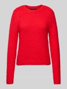 Vero Moda Pullover mit Rundhalsausschnitt in Rot, Größe L