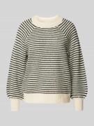 Vila Strickpullover mit Rundhalsausschnitt Modell 'SOFINA' in Beige, G...