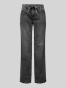 Only Slim Fit Jeans aus reiner Baumwolle mit Bindegürtel Modell 'BREE'...