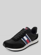 Tommy Jeans Sneaker aus Leder-Mix Modell 'RUNNER' in Black, Größe 41