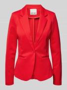 ICHI Slim Fit Blazer mit Paspeltaschen Modell 'KATE' in Rot, Größe L