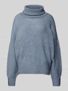 ICHI Rollkragenpullover mit Rollkragen Modell 'KAMARA' in Rauchblau, G...