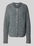 B.Young Cardigan mit Rundhalsausschnitt Modell 'Miller' in Mittelgrau ...