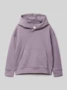 Tom Tailor Oversized Hoodie mit Baumwolle und Motiv-Print in Purple, G...