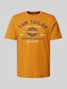 Tom Tailor Regular Fit T-Shirt mit 1/2-Arm aus reiner Baumwolle in Dun...