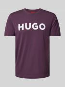 HUGO Oversized T-Shirt mit Rundhalsausschnitt Modell 'DULIVIO' in Pfla...