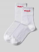 HUGO Socken mit Effektgarn im 2er-Pack in Weiss, Größe 35-38