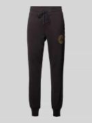 Versace Jeans Couture Sweatpants mit Label-Stitching in Black, Größe L