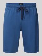 Schiesser Sweatshorts mit Eingrifftaschen in Royal, Größe 48