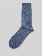 camano Socken mit geripptem Abschluss in Marine, Größe 39-42