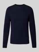 CINQUE Strickpullover mit Rundhalsausschnitt Modell 'ZAC' in Marine, G...