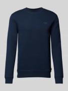 JOOP! Jeans Sweatshirt mit Label-Print Modell 'Salazar' in Marine, Grö...