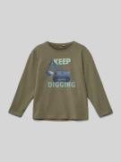 Name It Longsleeve mit geripptem Rundhalsausschnitt Modell 'NIELSEN' i...