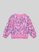 Name It Sweatshirt mit gerippten Abschlüssen Modell 'NIRANA' in Fuchsi...