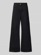 Patrizia Pepe Wide Leg Jeans im 5-Pocket-Design in Black, Größe 26