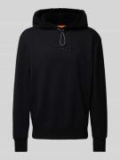 FIRE + ICE Hoodie mit Label-Stitching Modell 'DELVIN' in Black, Größe ...