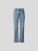 The Mannei Loose Fit Jeans im Mid Rise Stil in Jeansblau, Größe 40