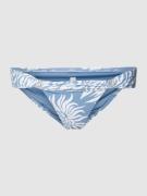 Barts Bikini-Slip mit floralem Allover-Muster Modell 'DELTIA' in Ocean...