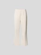 Theory Stretchhose mit Ziernähten in Offwhite, Größe 32