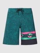 Billabong Badehose mit Allover-Muster Modell 'BURLEIGH PRO' in Smaragd...